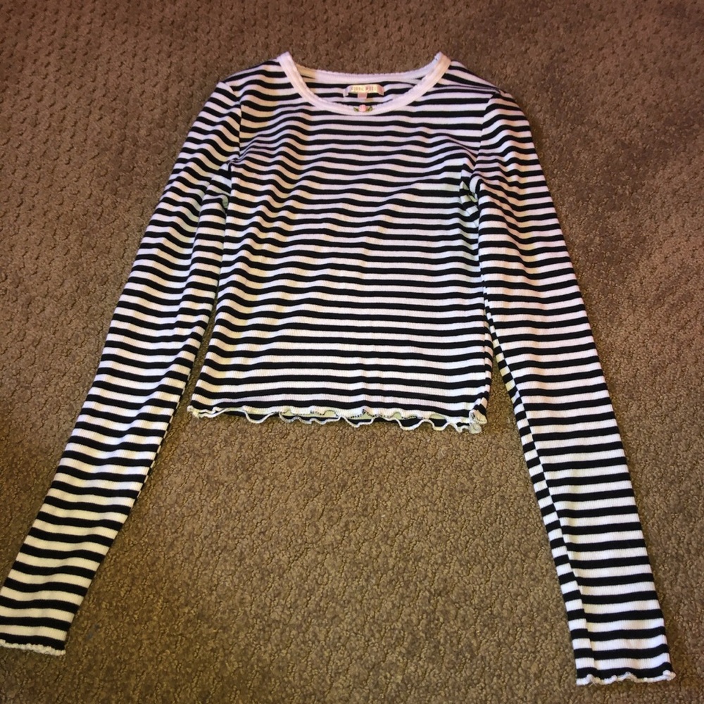 lottie moss lovely long sleeve top